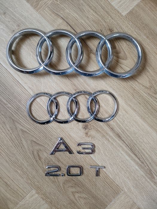 Emblematy Audi A3 2.0 T