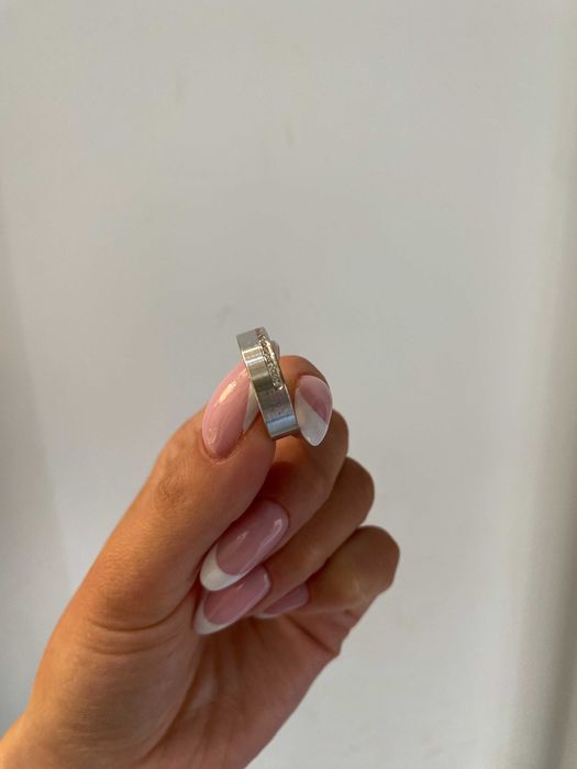 Obrączka z diamentami naturalnymi 0.16 CT