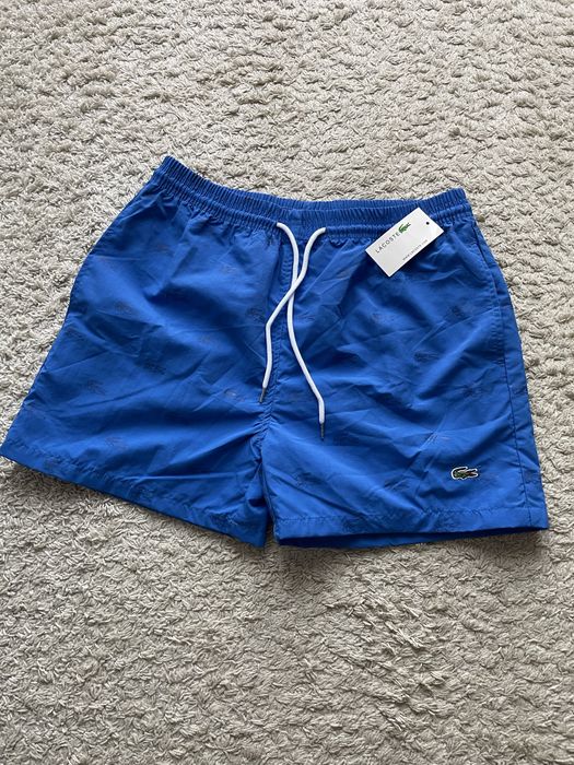 Lacoste shorty/kąpielówki, rozmiar 2XL, nowe z metka, niebieskie
