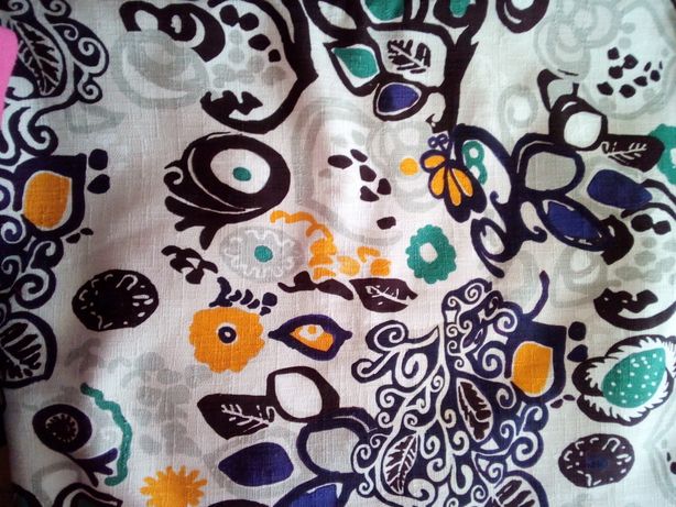 Ткань текстиль принт хлопок Италия