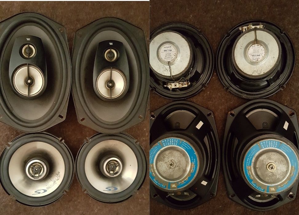 Colunas, Rádios, JBL, Sony, Pioneer