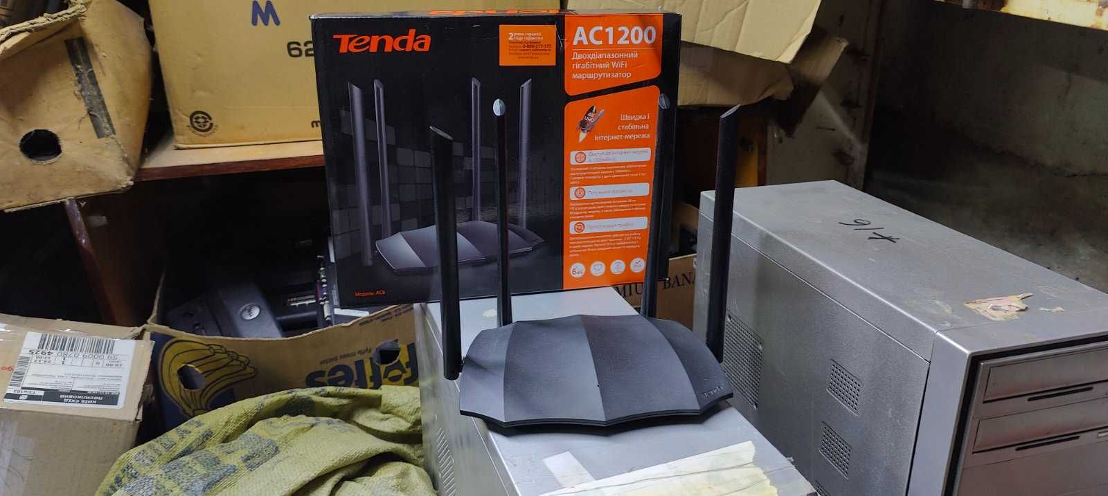Wi-Fi роутер Tenda AC1200 AC8 гигабитный