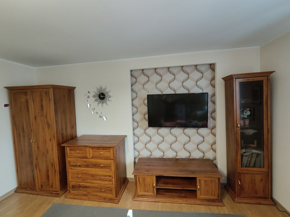 Meble salon komplet szafa witryna RTV komoda