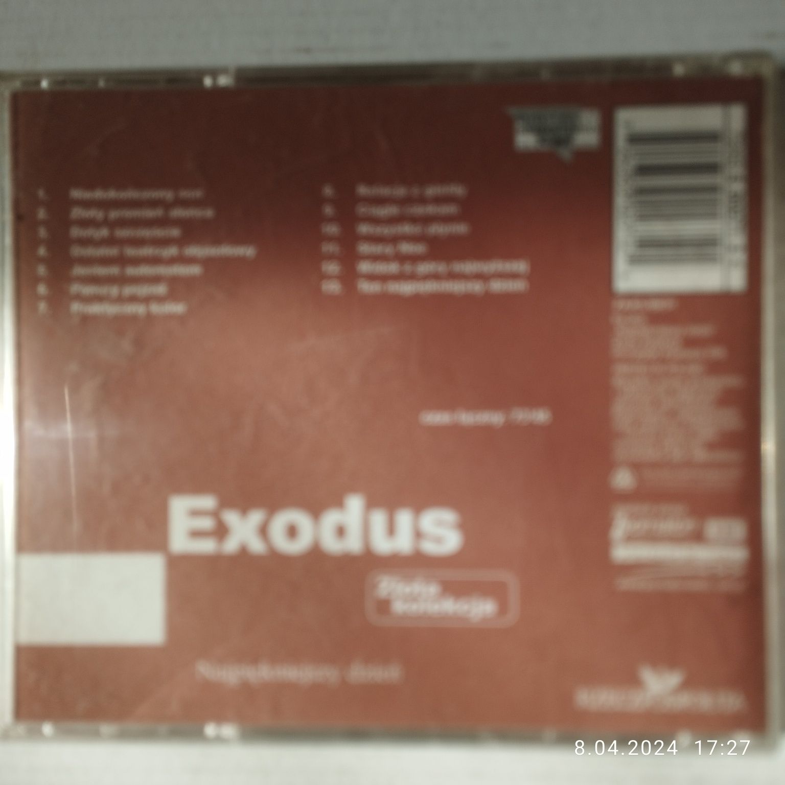 Exodus-  Najpiękniejszy dzień .Złota kolekcja .CD