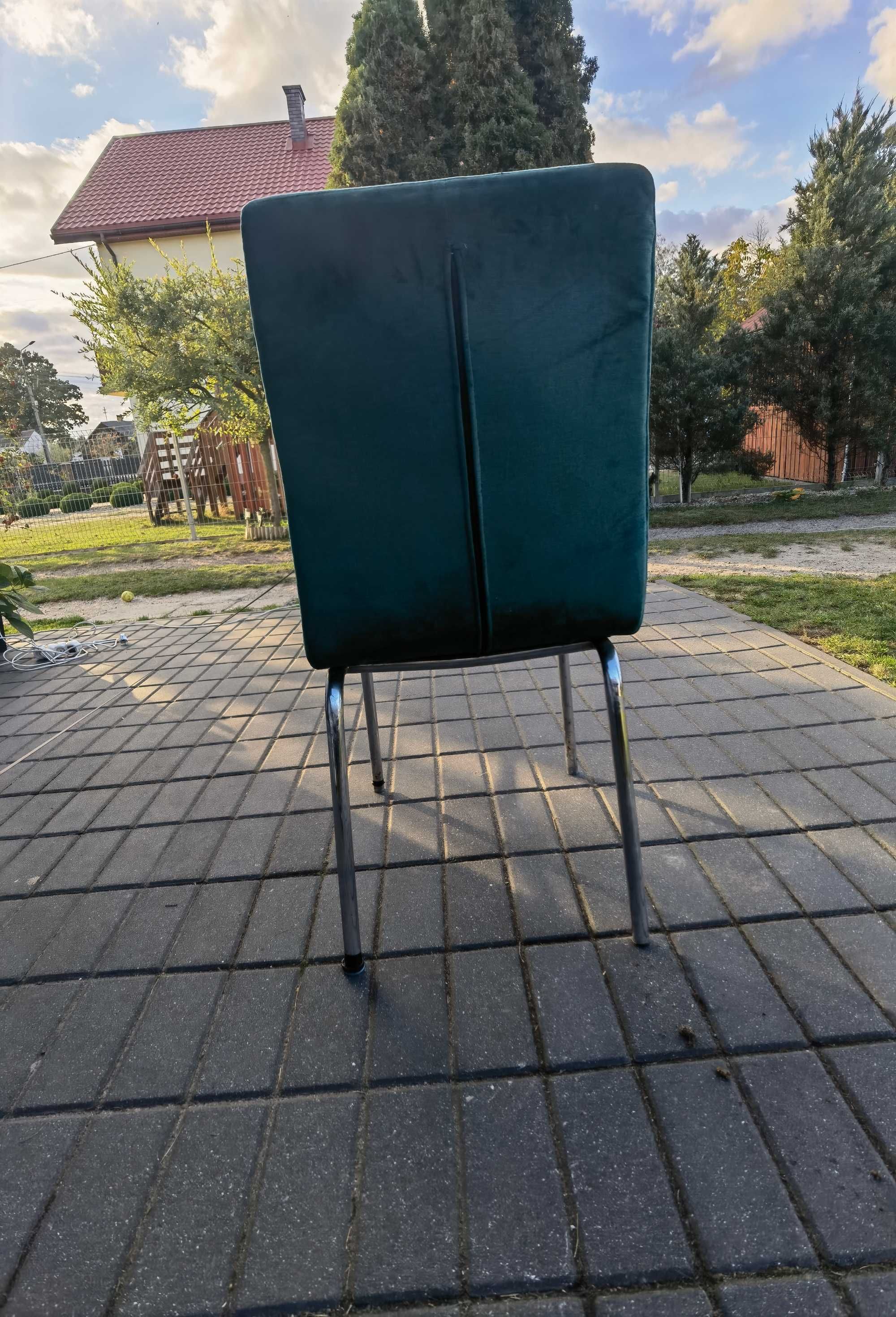 Krzesło metalowe tapicerowane