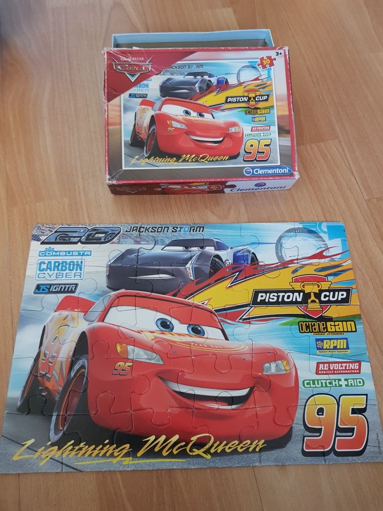 Puzzle Mcqueen 4 rodzaje