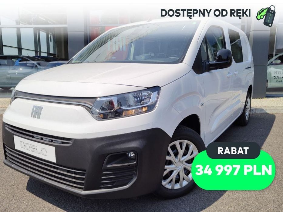 Fiat Doblo Cargo/Van  Maxi CrewVan 1.5 BlueHDI S&S (brygadówka) - Od ręki !