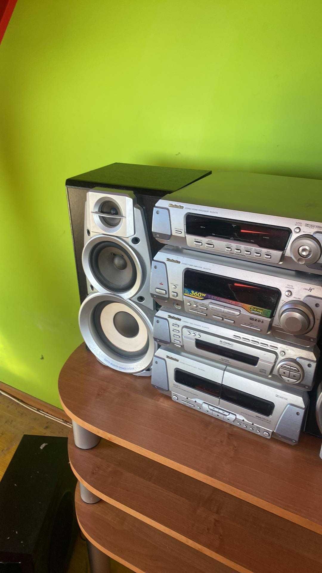 Wieża Technics SH-EH770 + dwa glosniki