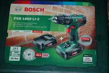 Bosch wkrętarka akumulatorowa z udarem PSB 1800 LI-2