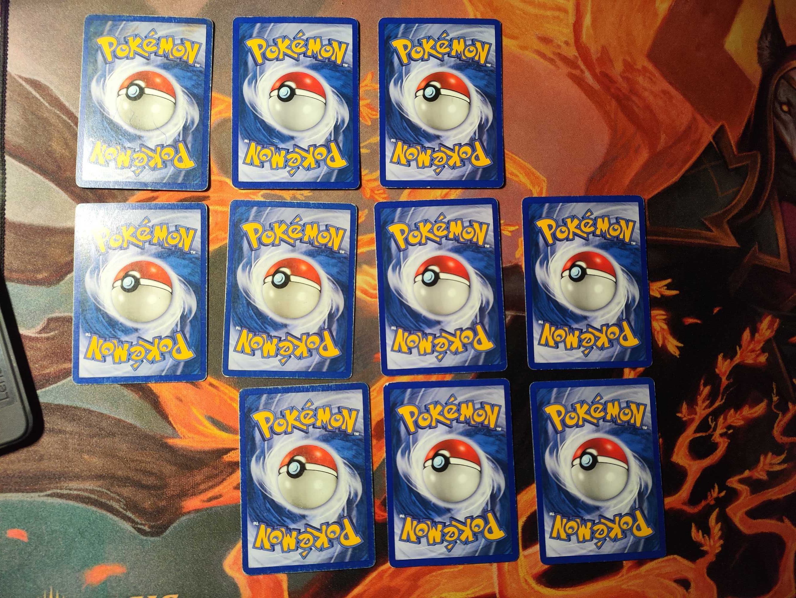 Psyduck mais 14 pokémons, 10 energias de água