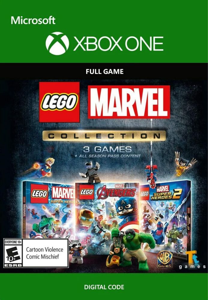 Zestaw 3 Gry PL Lego Kolekcja Marvela Xbox KLUCZ NA WLASNOŚĆ