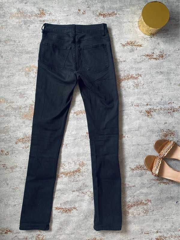 Acne Studios spodnie jeansowe czarne damskie skinny r 26/32