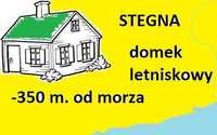 Wynajmę domek w Stegnie blisko morza 350m.