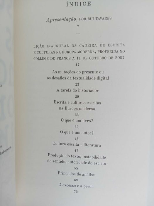 Escutar os mortos com os olhos - Roger Chartier