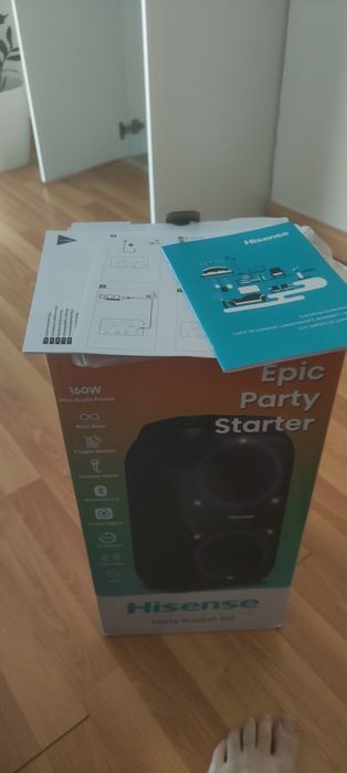 Coluna bluetooth Hisense party Rocket 160