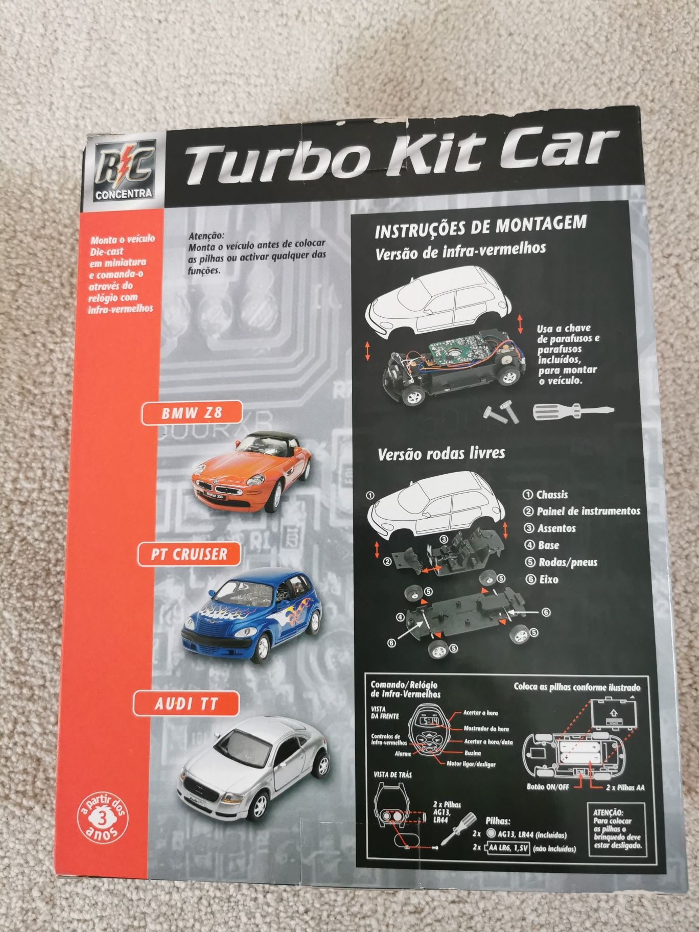 Kit Carro Chrysler PT. Controle Remoto Rc Carro New-Ray Toys/concentra