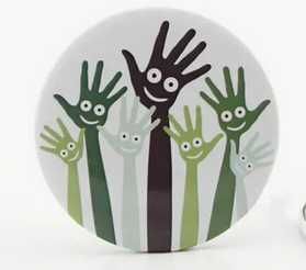 100 conjuntos para Pins / Crachás 58mm