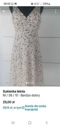 Sukienka elegancka letnia