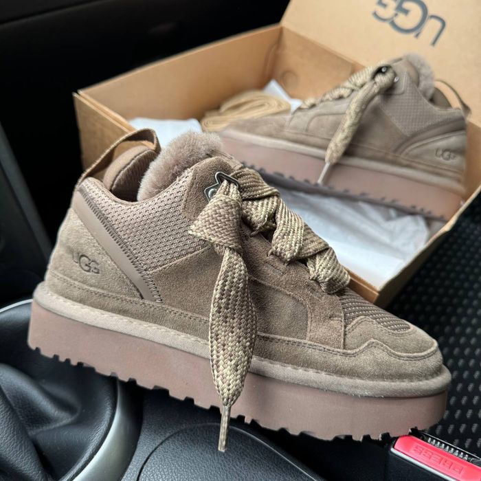 Ugg Lowmel Sneaker Brown уггі ловмел коричневі