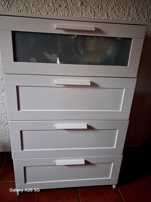 Cómoda de quarto branca