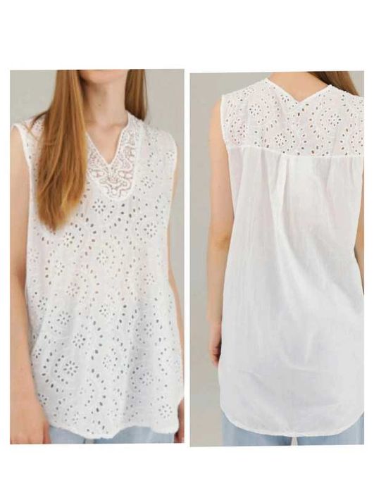 Tunika ażurowa unisono róż L nowa z metką