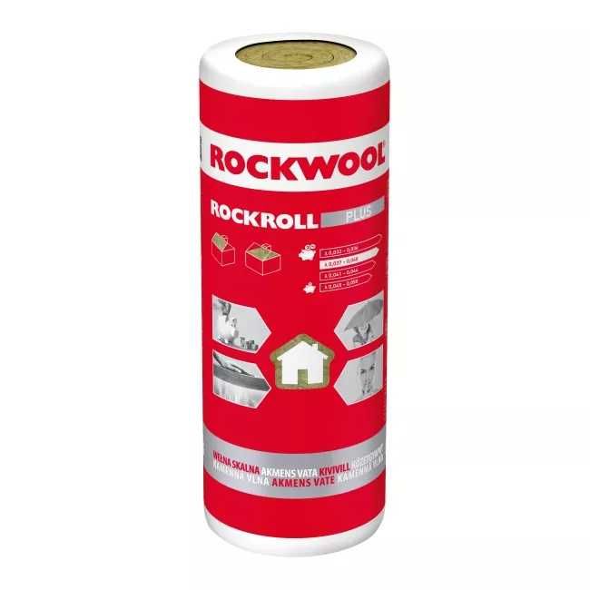 Wełna skalna szklana 15cm 150mm Rockroll Rockwool