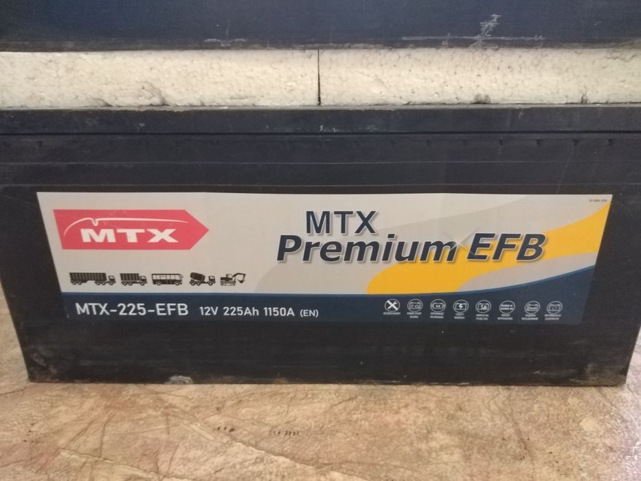 Продам аккумулятор .MTX Premium EFB 225AH 1150A