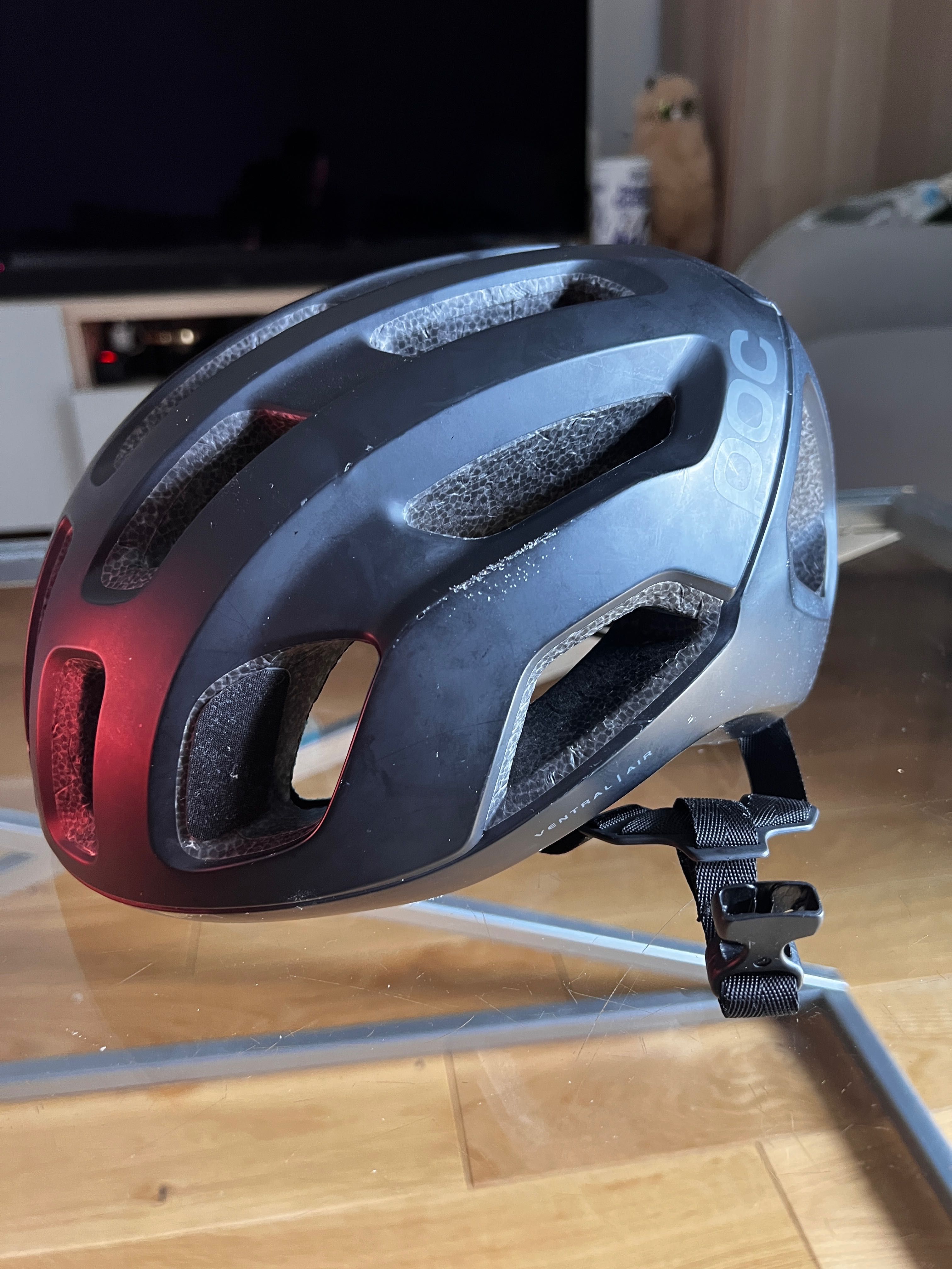 Kask POC Ventral Air SPIN – Czarny – Rozmiar M (54–59 cm)
