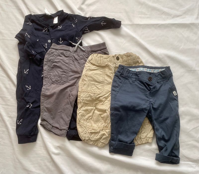 Paka ubranek dla chłopca, roz. 68/74 zara, H&M, reserved