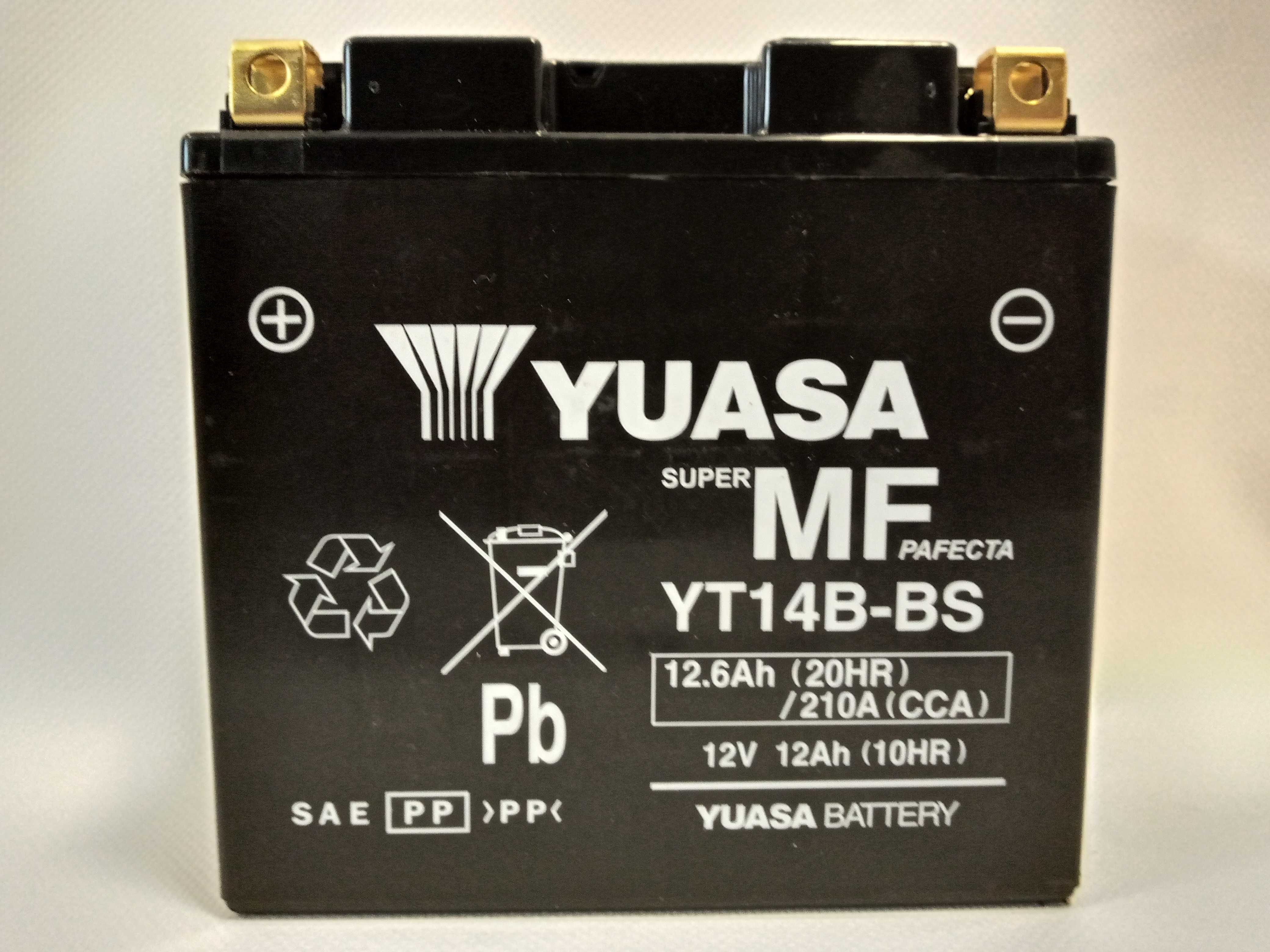 Akumulator YUASA YT14B-BS 12V/12.6Ah 210A