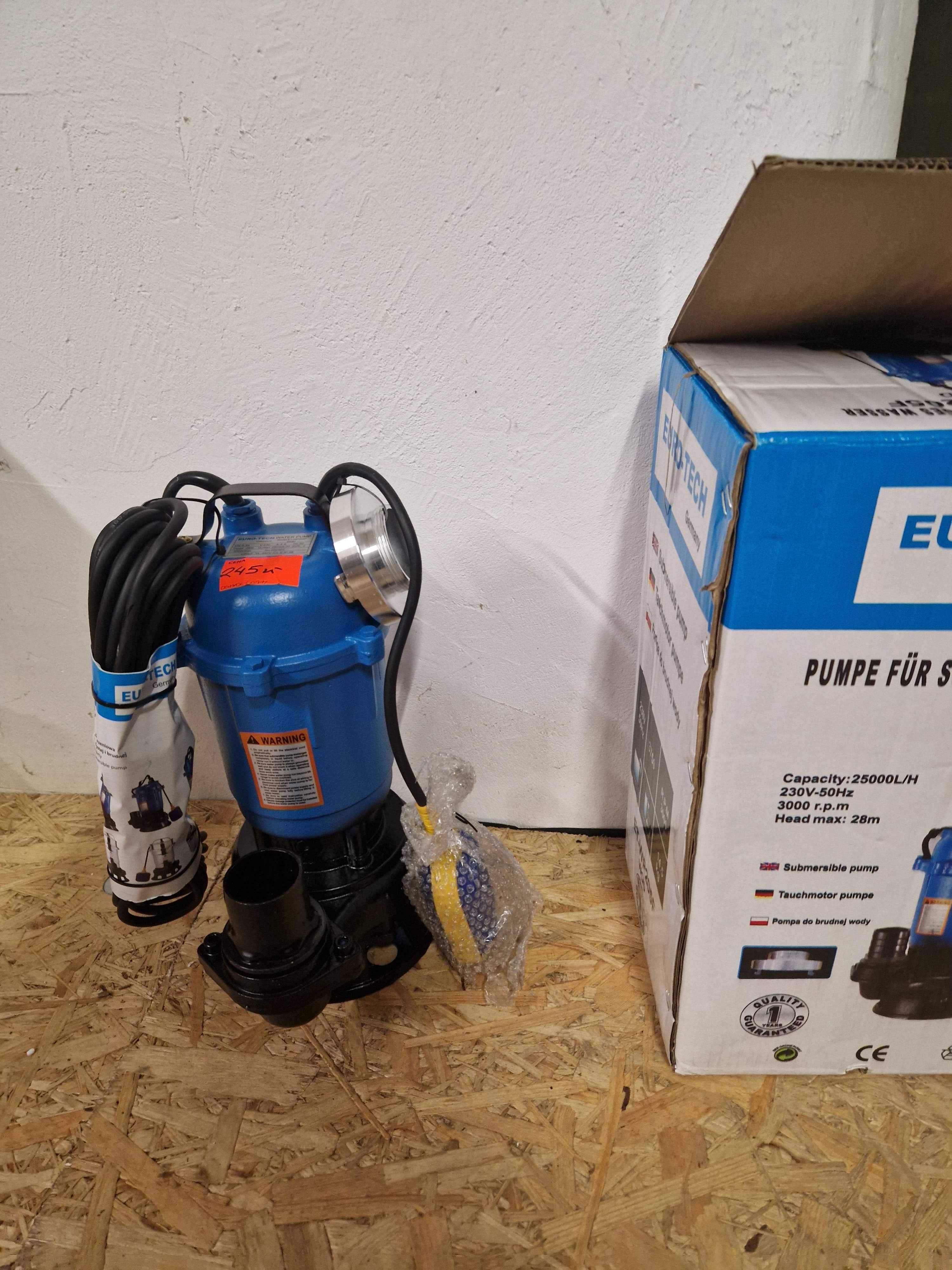 Pompa powierzchniowa Eurotech Et-Wp205F 3750 wat pływak