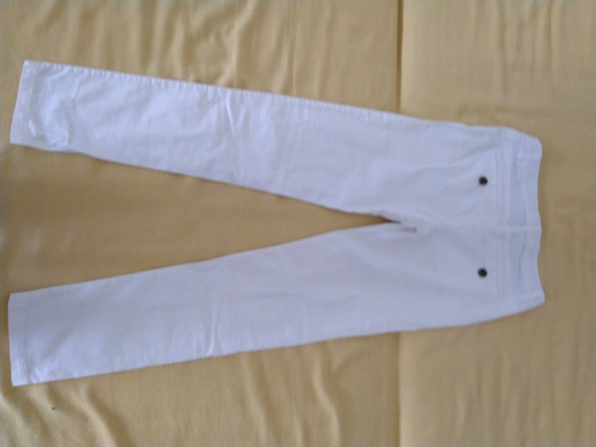 Białe spodnie, rozmiar 34