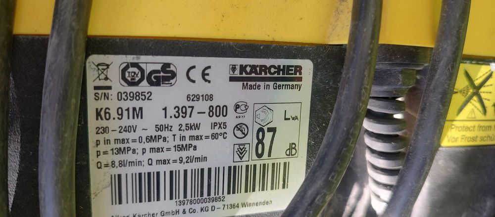Мийка високого тиску Karcher K6.91M
