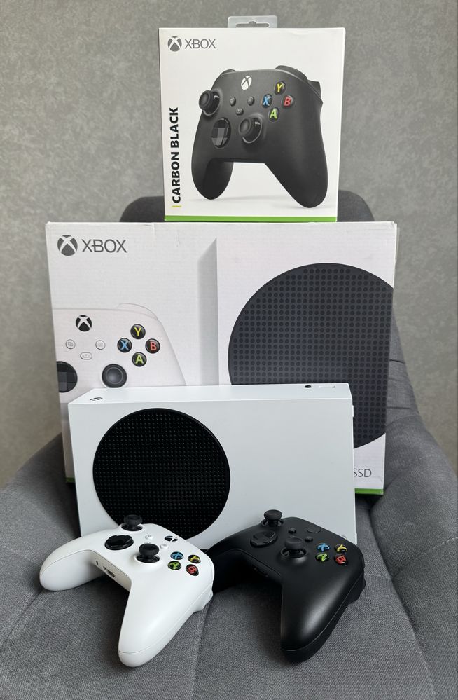 xbox series s 512GB (2 оригінальних джойстика в комплекті!)