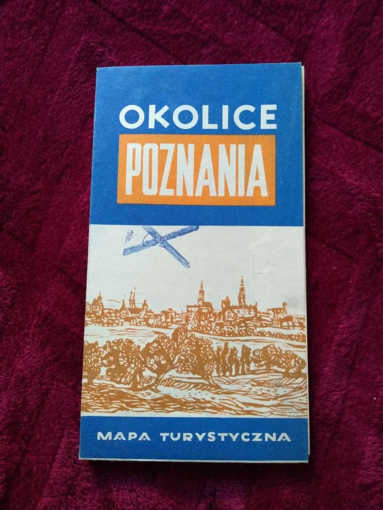 Mapa okolice Poznania 1973