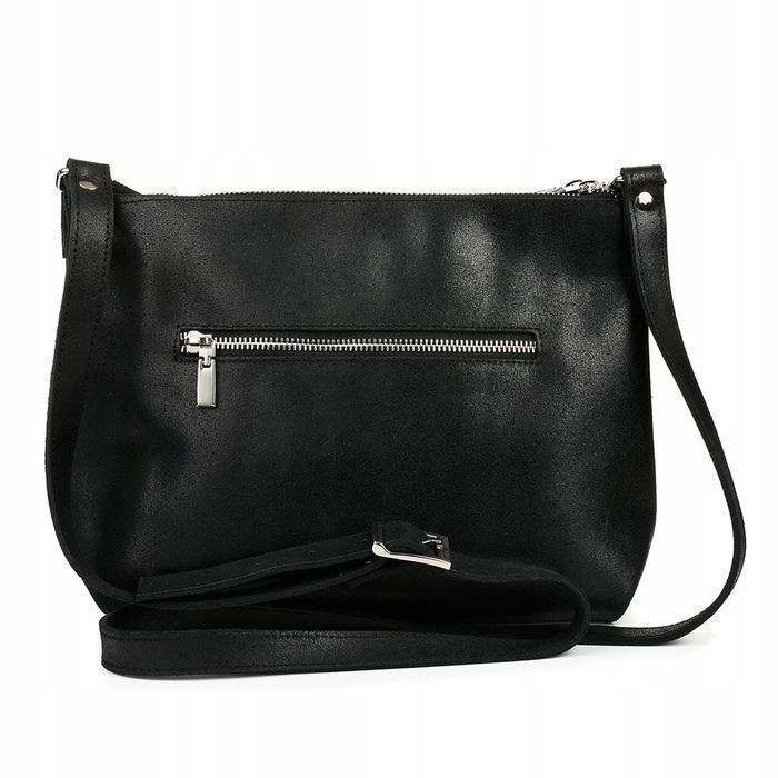 Beltimore Torebka Skórzana 2komorowa Klapa Pasek