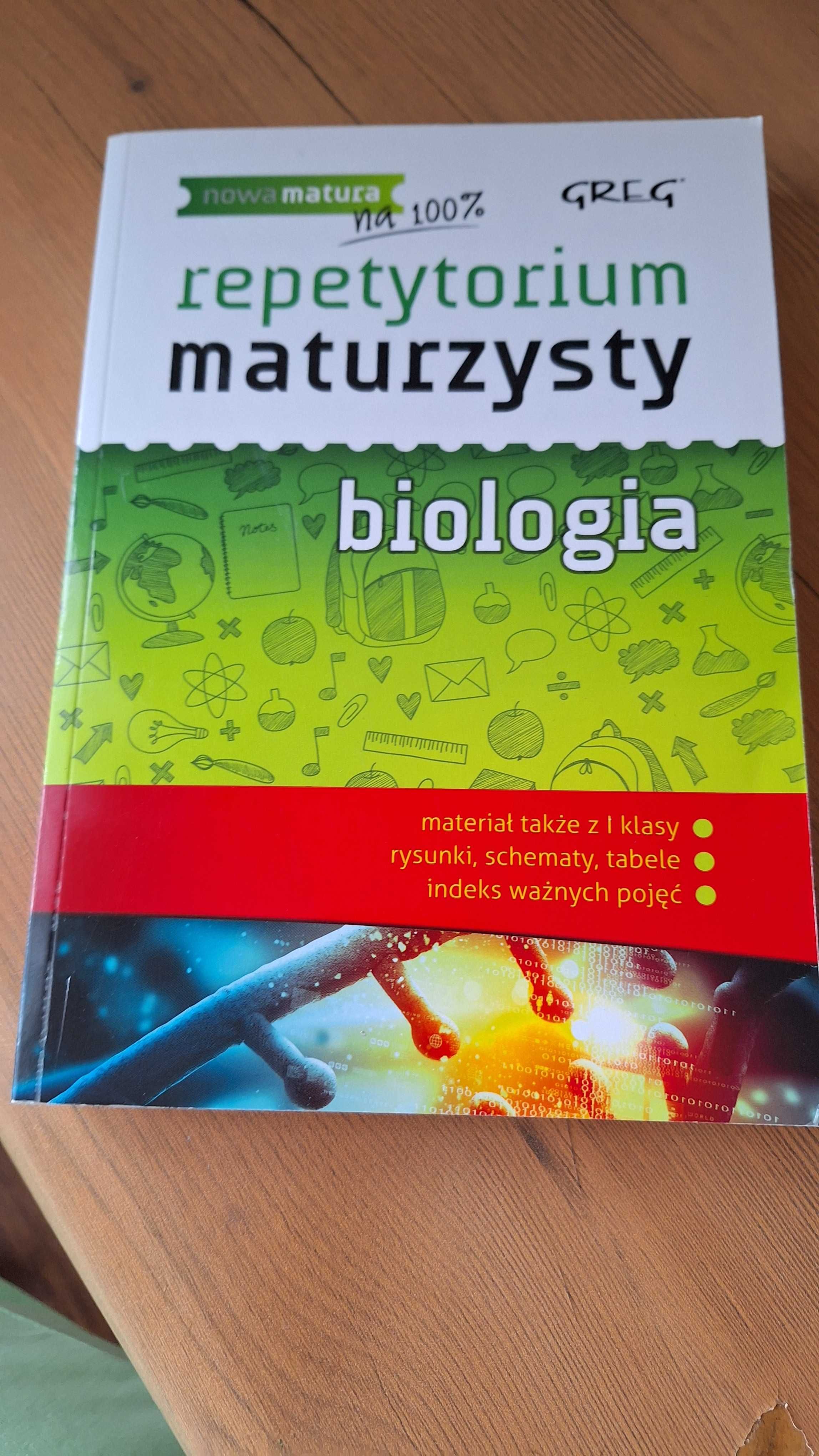 Ksiązki do nauki przed maturą biologia i chemia