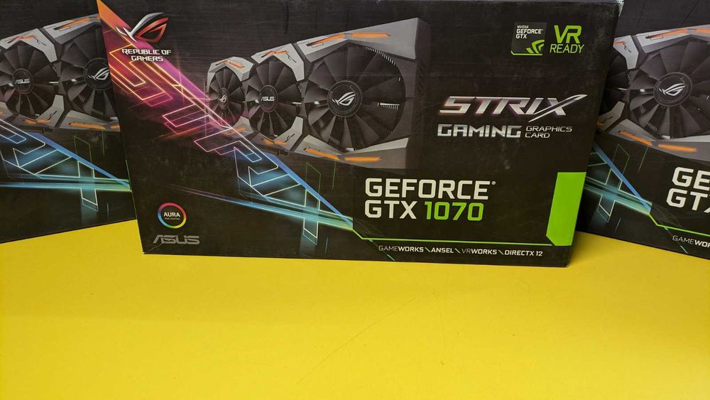 Відеокарта GTX 1070 8GB Asus ROG STRIX (STRIX-GTX1070-8G-GAMING)
