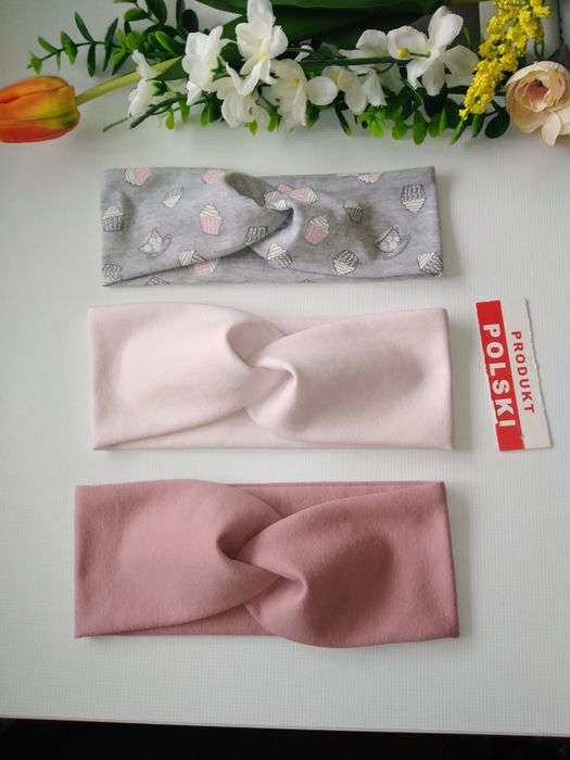 Opaski na głowę ~~ 2szt.  ~~ przeplatane a'la Turban ~~ hand made ~~