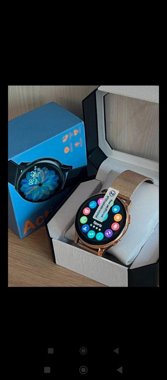 Smartwatch Active 2 – Styl, zdrowie i wygoda w jednym! + 2 paski + pre