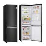 Lodówka No Frost LG GBB61BLJMN 186cm 341L Czarna OUTLET 12DG23