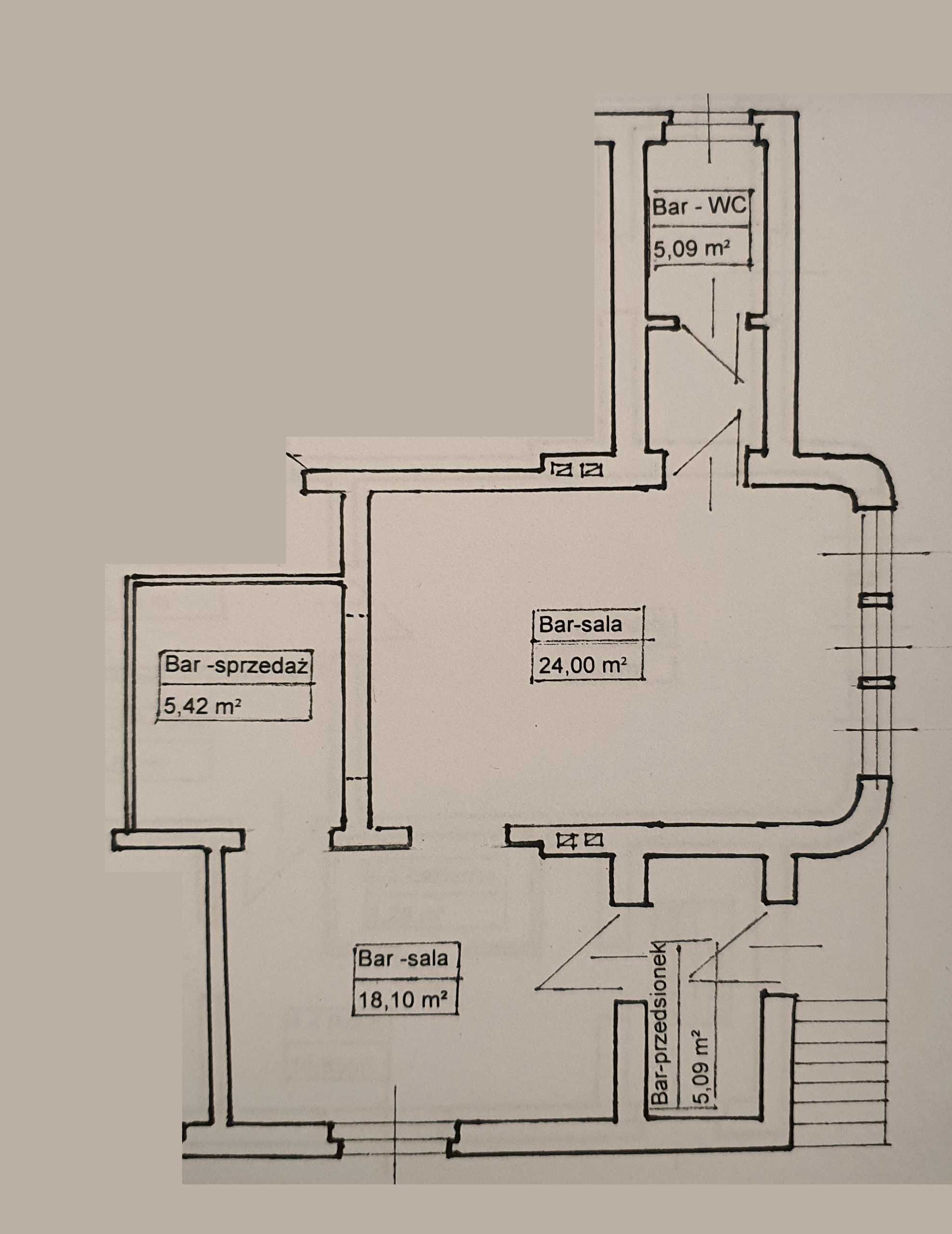 Lokal użytkowy 57,70m2 + działka 400m2