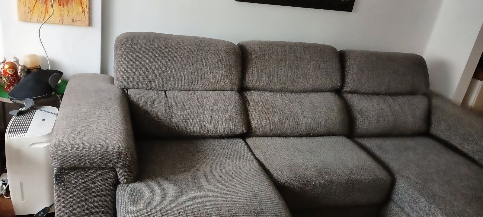 Sofá de grandes dimensões chaise longue