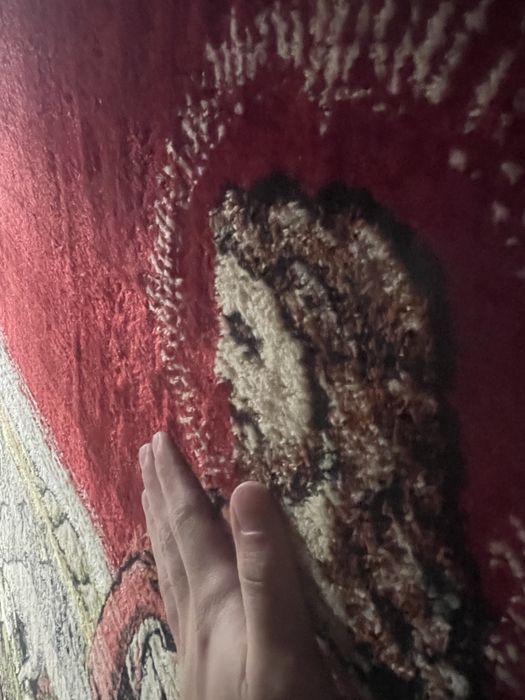 3quadros feitos a mão, de pelo