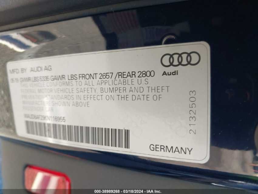 Audi A6 45 Premium 2019