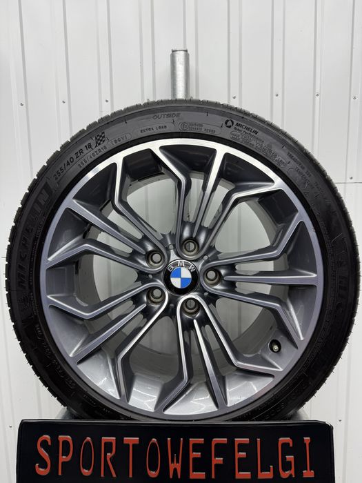 Alufelgi KOMPLET 18 cali 5x120 BMW X1 X3 E84 E83 F25 X1 X3 Opony