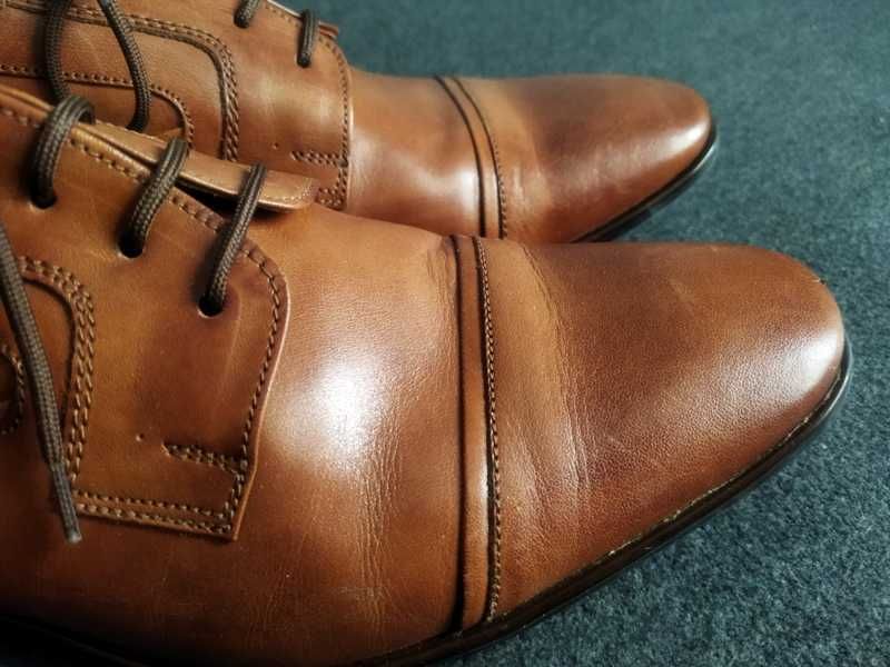 Obuwie męskie młodzieżowe wizytowe EVENTO r. 39 skóra