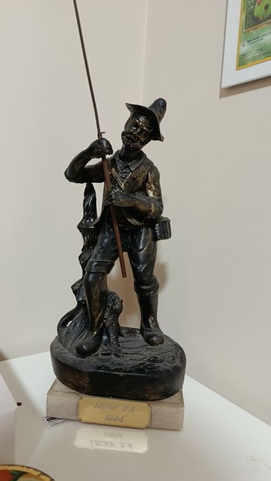 Pescador estátua