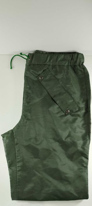 Calças Verde Militar Impermeáveis com Bolso Lateral