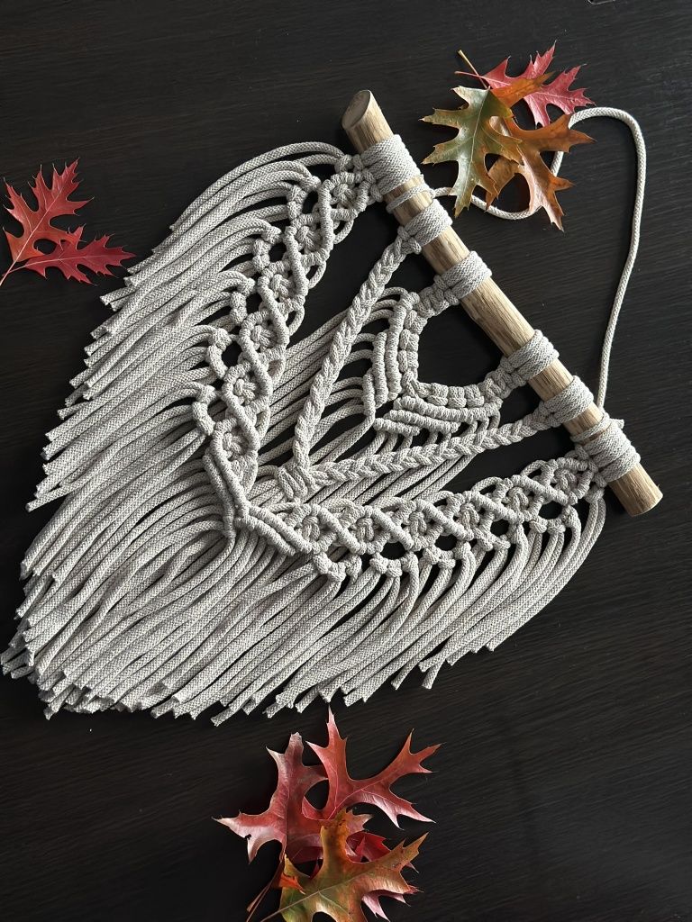 Makrama Handmade Styl Boho Przytulne wnętrze Rękodzieło